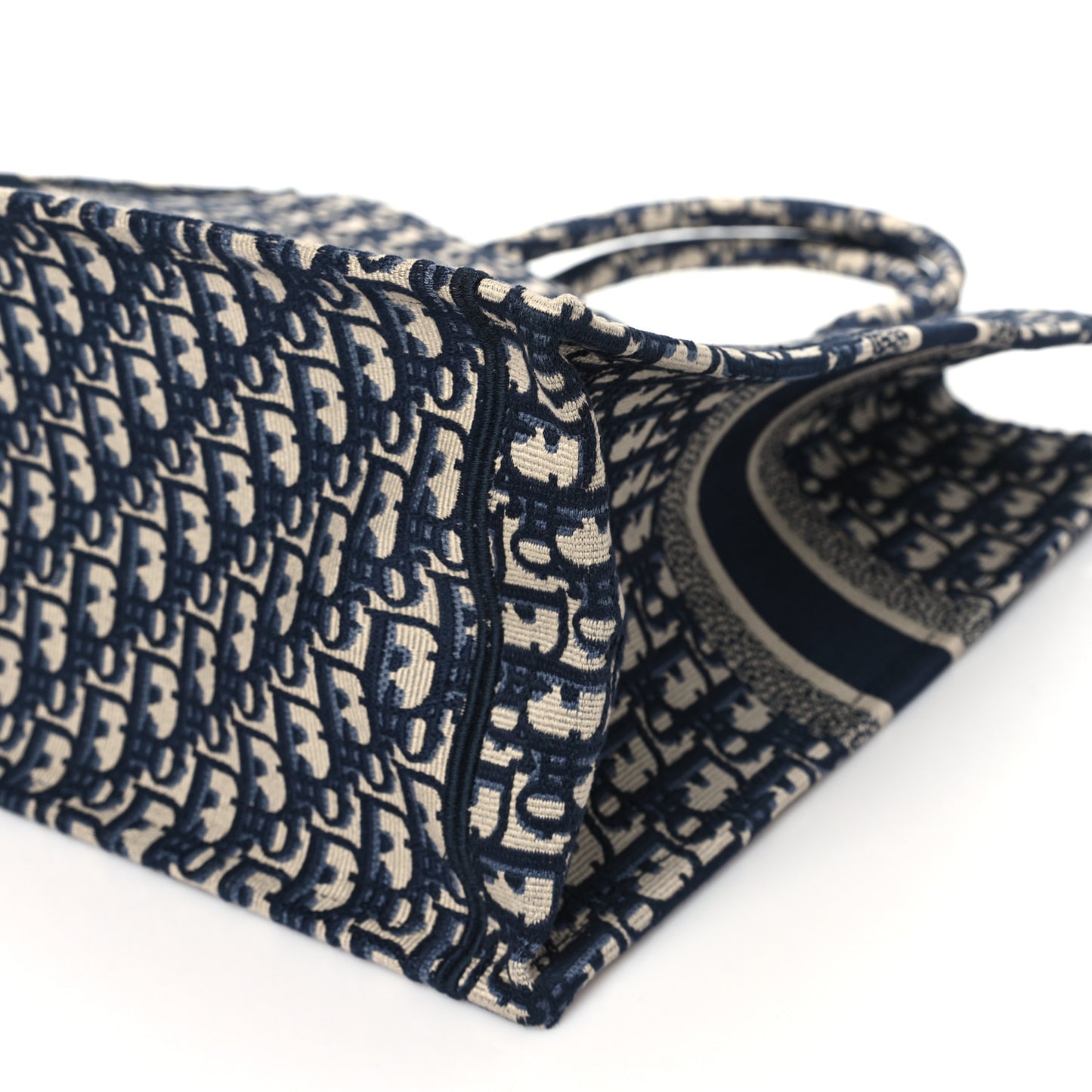 Oblique Large Book Tote Blue Multicolor