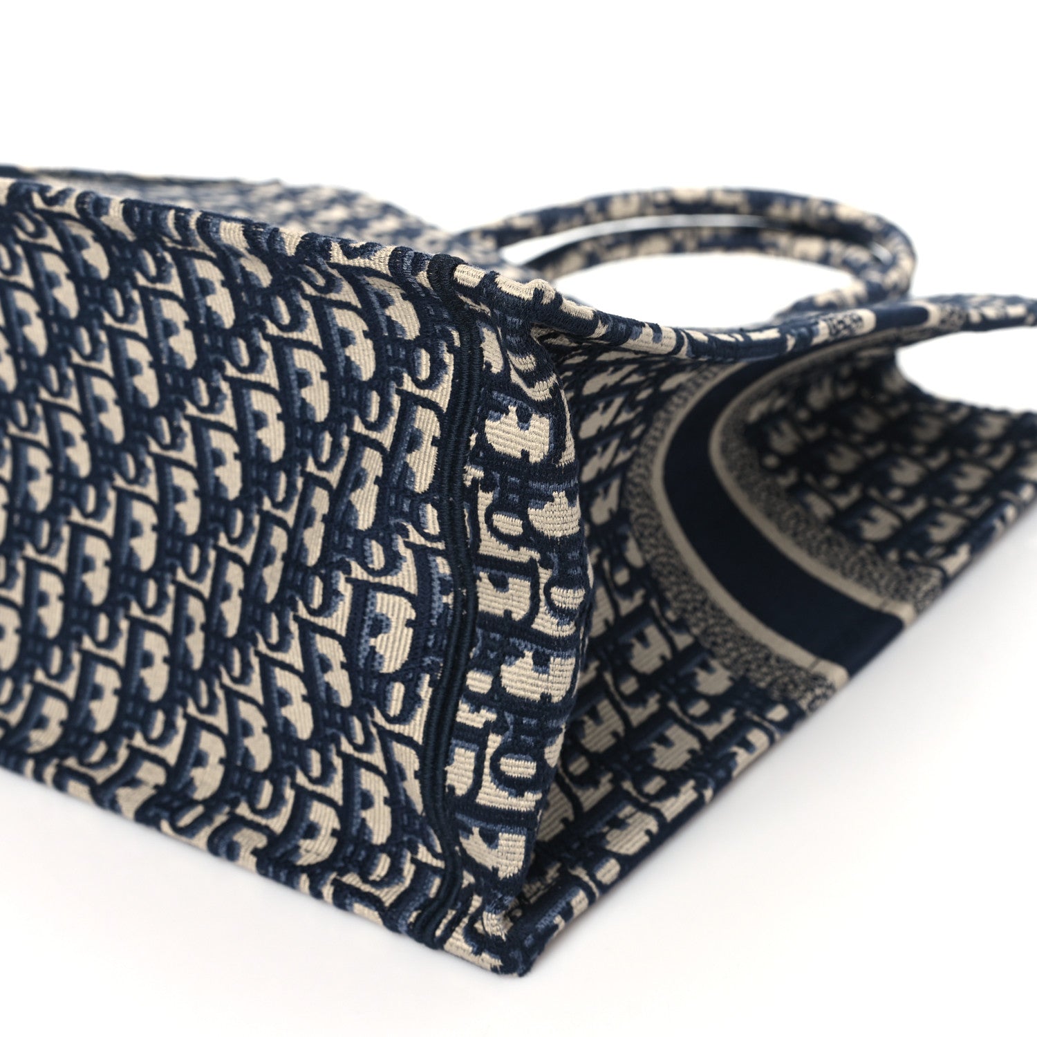 Christian Dior Oblique Large Book Tote Blue Multicolor 10 of 10