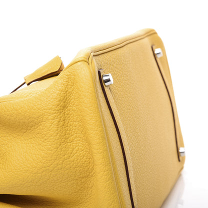 Hermes Taurillon Clemence Birkin 35 Soleil 7 of 32