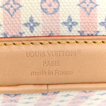 Louis Vuitton Minigram LV Stamp Nano Noe Blue 6 of 10