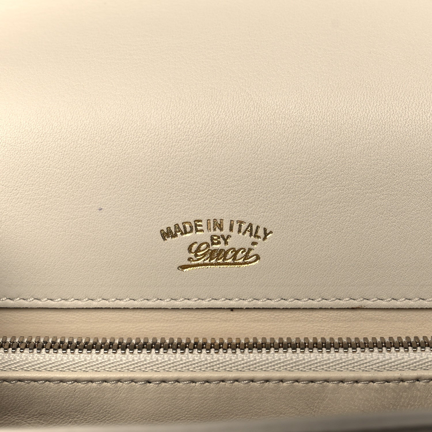 Gucci Calfskin Medium 1973 Shoulder Flap Bag Ivory 6 of 8