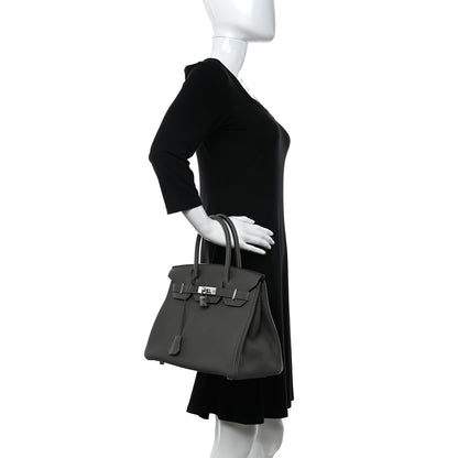 Hermes Togo Birkin 30 Etain 2 of 10