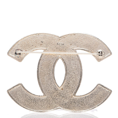 Chanel CC Brooch Light Gold 3 of 6