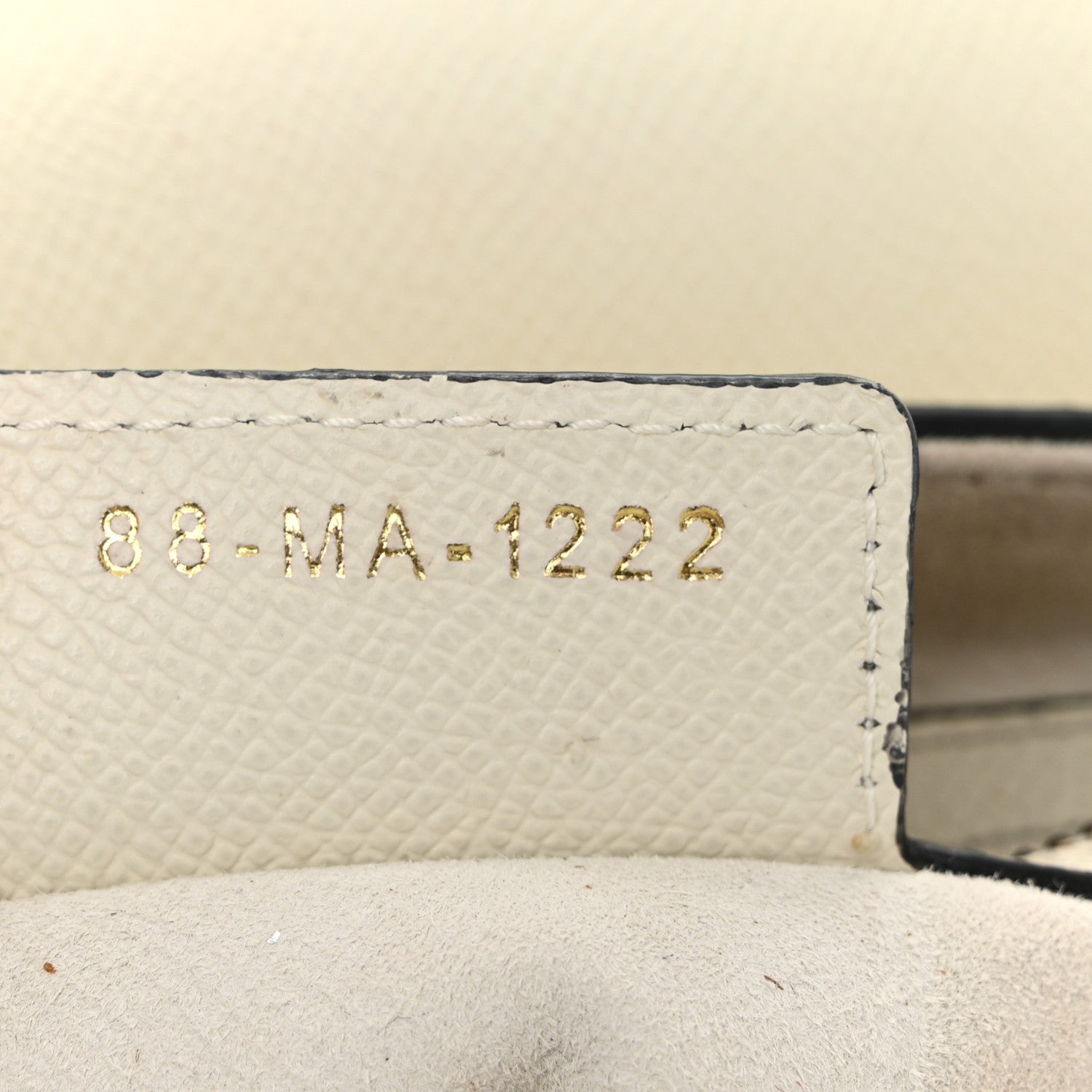 Christian Dior Grained Calfskin Saddle Bag With Strap Latte 7 of 15
