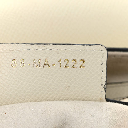 Christian Dior Grained Calfskin Saddle Bag With Strap Latte 7 of 15