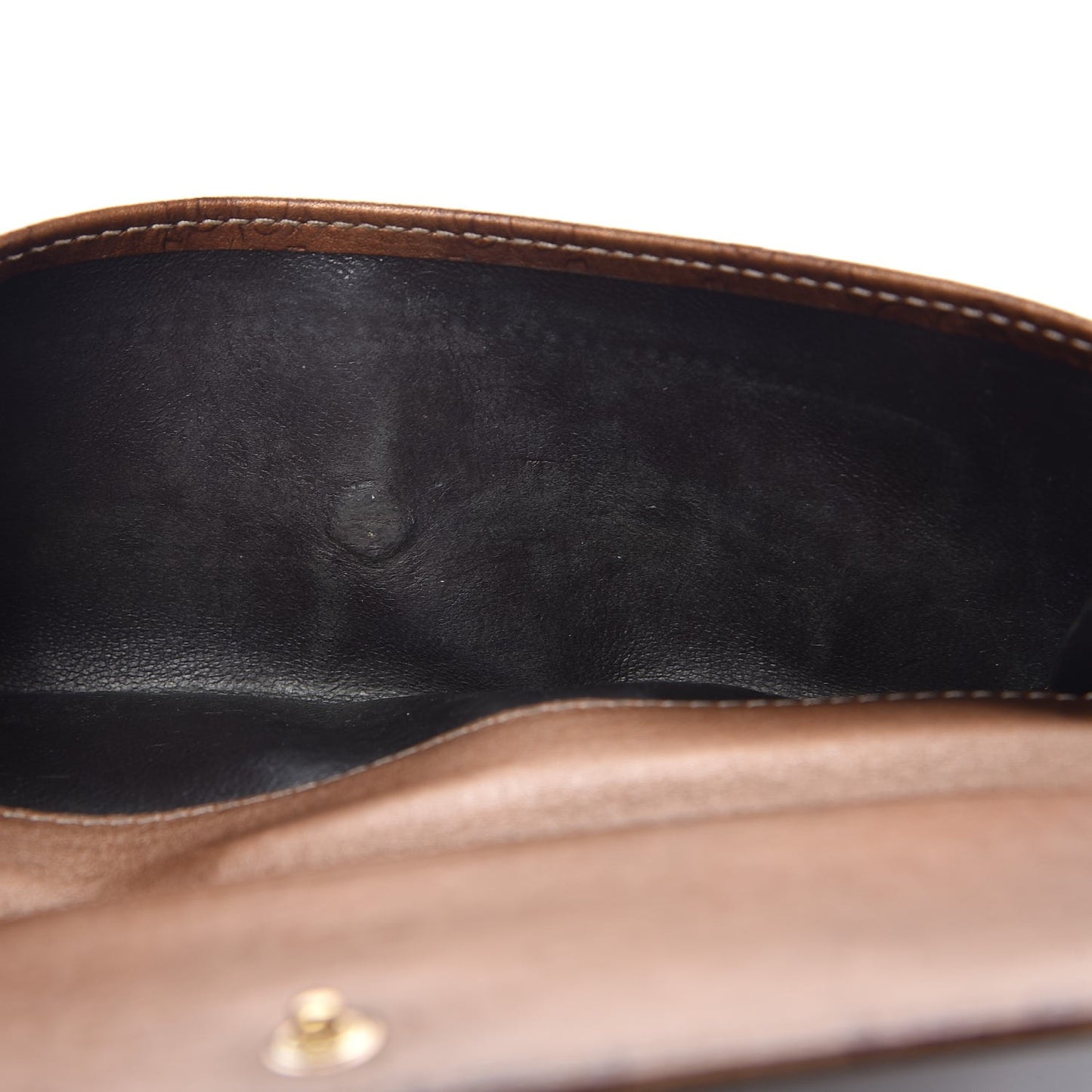 Guccissima Continental Heart Wallet Bronze