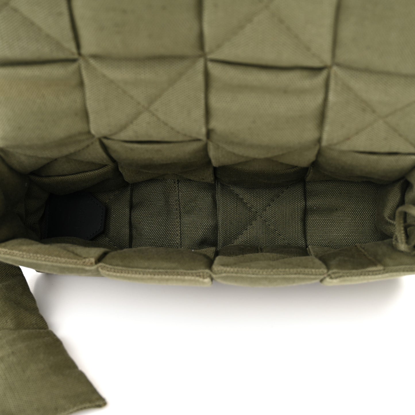 Canvas Intrecciato Padded Tech Cassette Belt Bag Crocodile