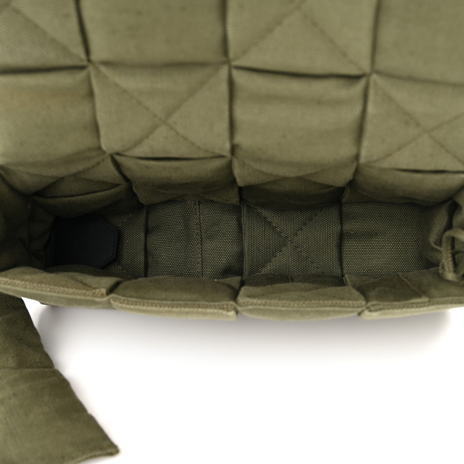 Bottega Veneta Canvas Intrecciato Padded Tech Cassette Belt Bag Crocodile 6 of 11