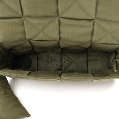 Bottega Veneta Canvas Intrecciato Padded Tech Cassette Belt Bag Crocodile 6 of 11