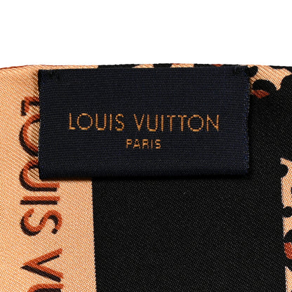 Louis Vuitton Silk Monogram Wild At Heart Bandeau Black 3 of 3