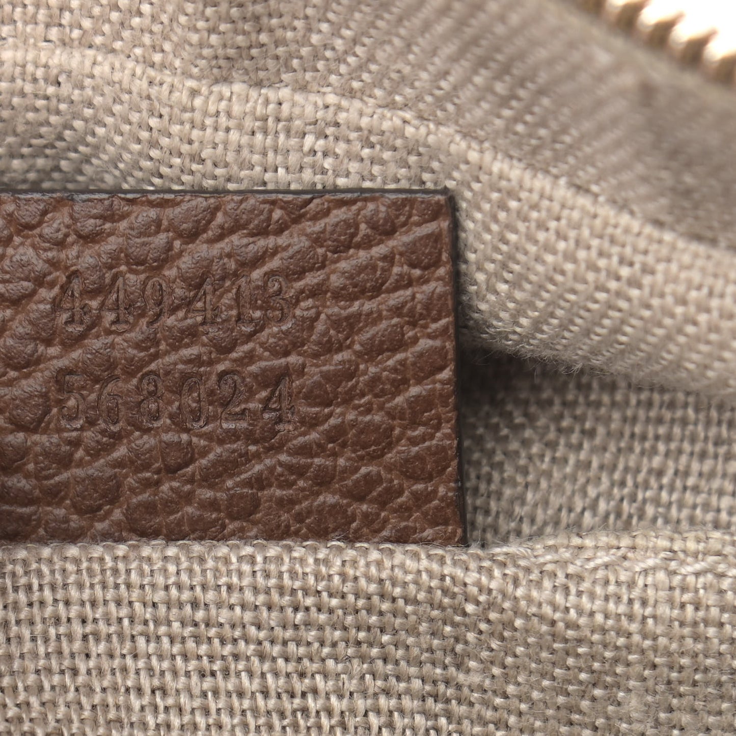 Monogram Mini Bree Messenger Bag Beige Tabacco