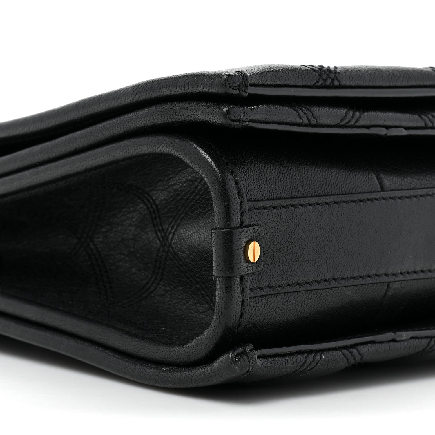 Saint Laurent Lambskin Quilted Small Becky Chain Bag Black 10 of 11