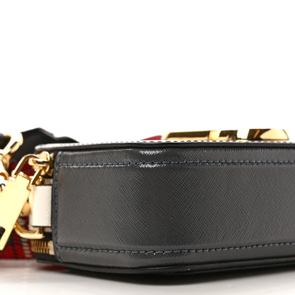 Marc Jacobs Saffiano Snapshot Camera Bag Black White Multicolor 8 of 9