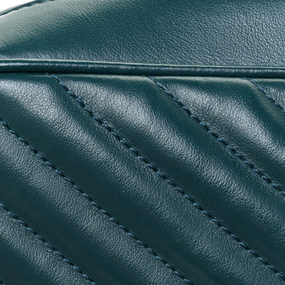 Saint Laurent Calfskin Matelasse Monogram Lou Camera Bag Sea Turquoise 11 of 11