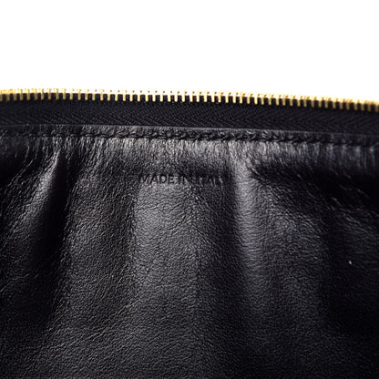 Celine Calfskin Quilted C Charm Pouch Black 7 of 7