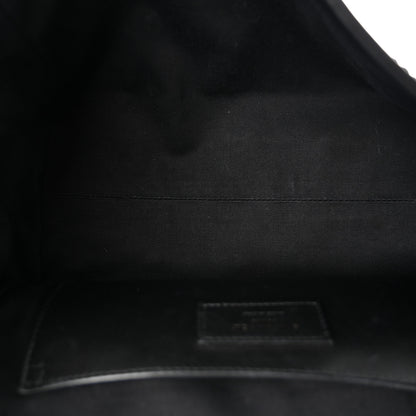 Saint Laurent Pebbled Lambskin Chevron Monogram Small Nolita Black 5 of 10