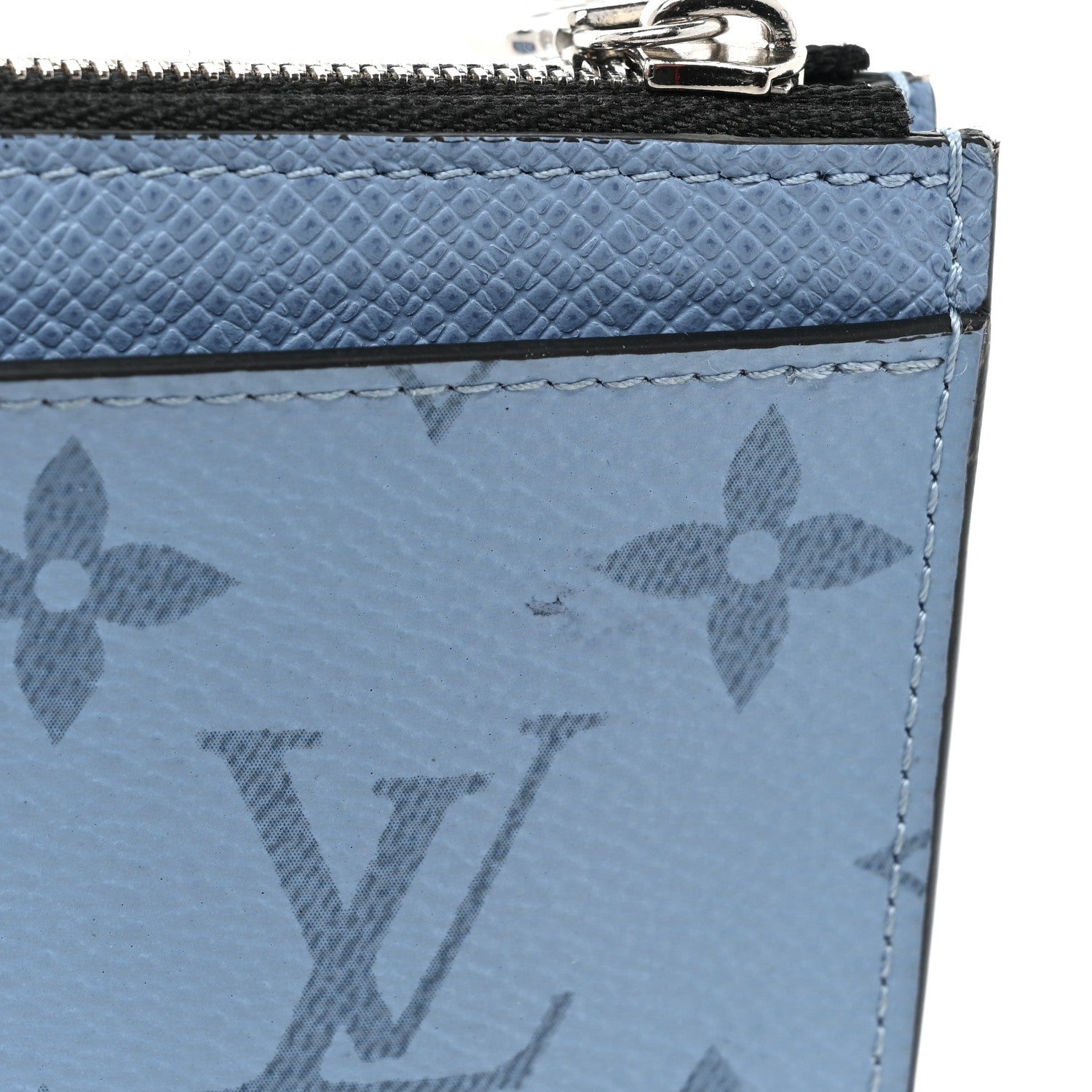 Louis Vuitton Taigarama Coin Card Holder Denim 10 of 10