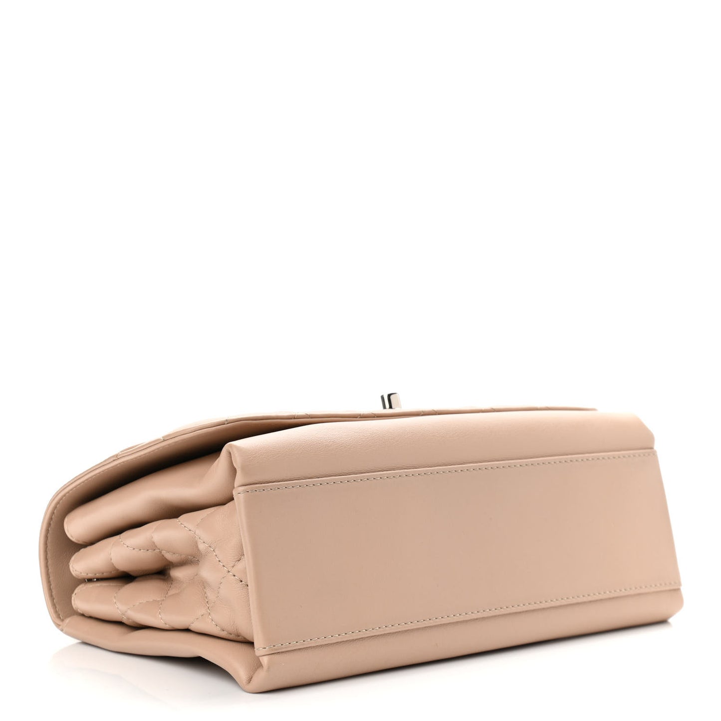 Calfskin Small Tramezzo Flap Beige