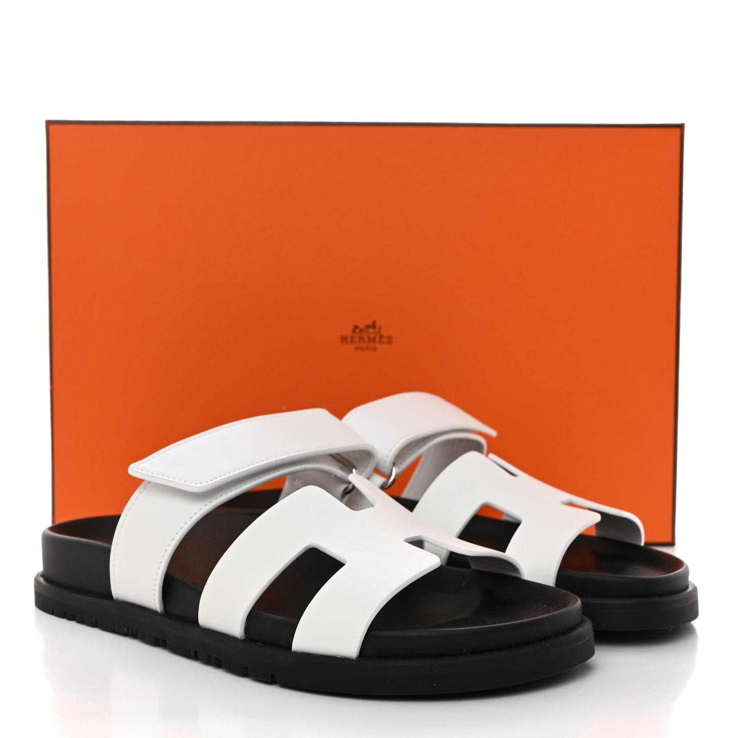 Calfskin Womens Chypre Sandals 36 White