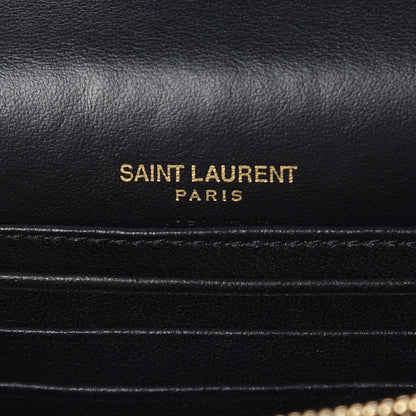 Saint Laurent Smooth Calfskin Monogram Kate Belt Bag Black 6 of 11