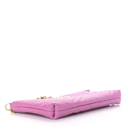Gucci Calfskin Matelasse Mini GG Marmont Chain Bag Candy Mousse 4 of 15
