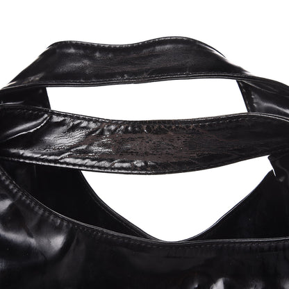 Valentino Garavani Patent Lacca Small Nuage Bow Hobo Black 11 of 13