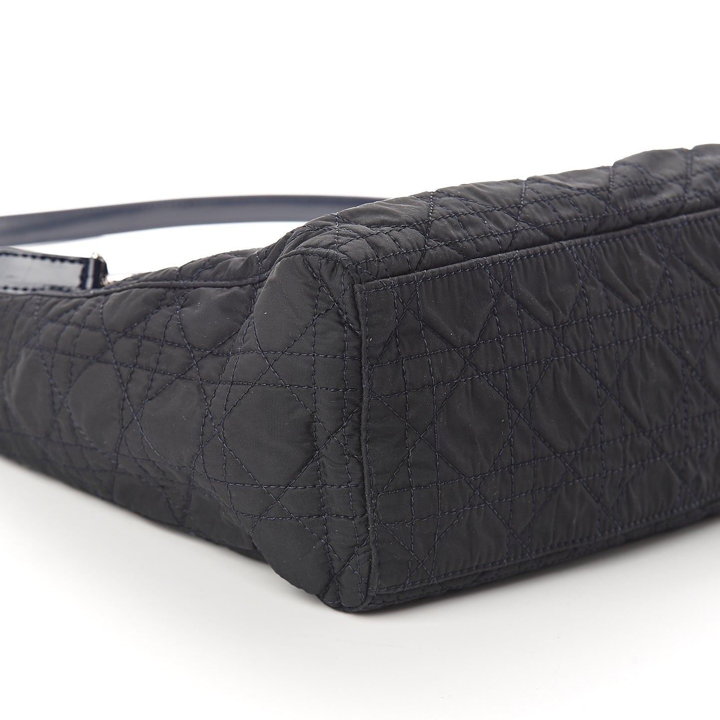 Nylon Cannage Medium Lady Dior Black