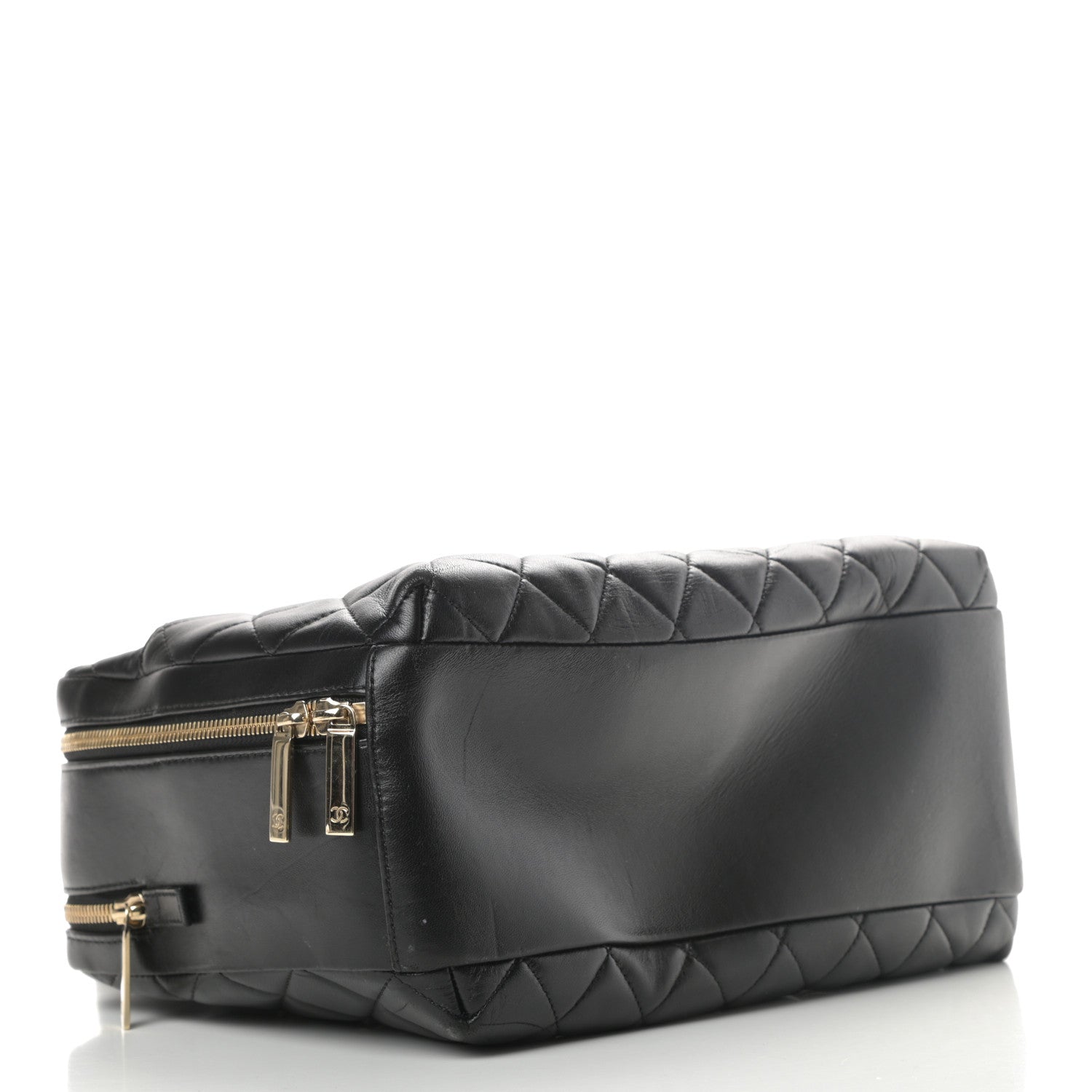 Chanel Lambskin Quilted Large Trendy CC Bowling Bag Black 4 of 16