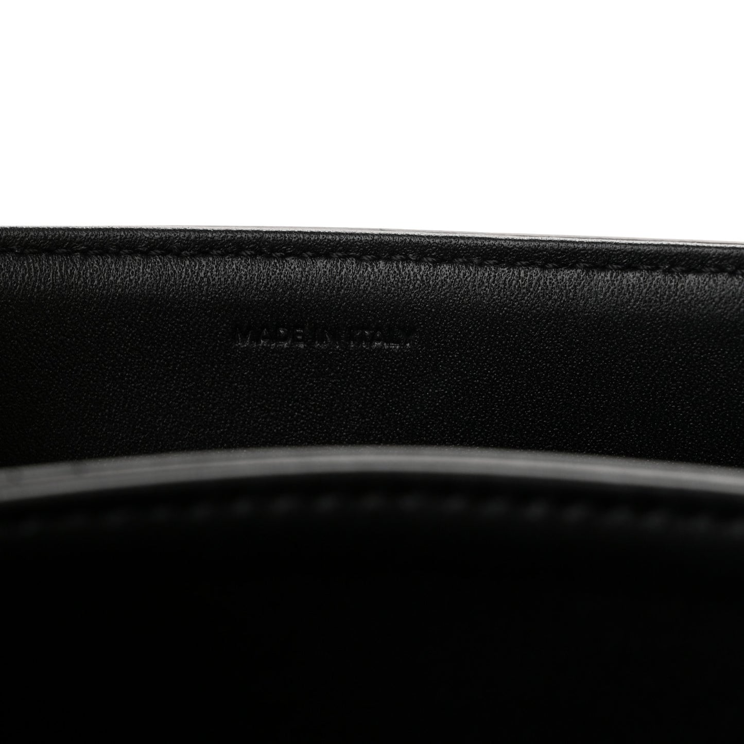Shiny Calfskin Medium Triomphe  Black