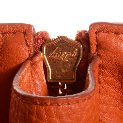 Prada Vitello Daino Shopping Tote Papaya 10 of 10