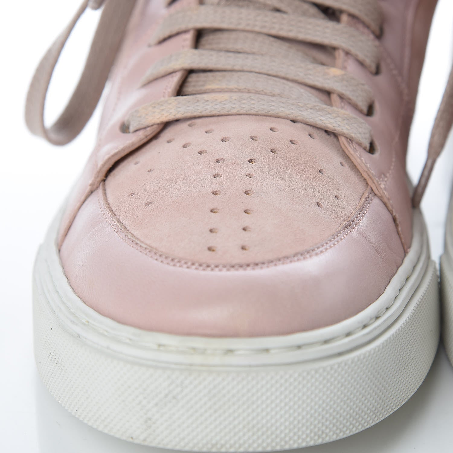 Saint Laurent Suede High Top Sneakers 39.5 Pink 13 of 16