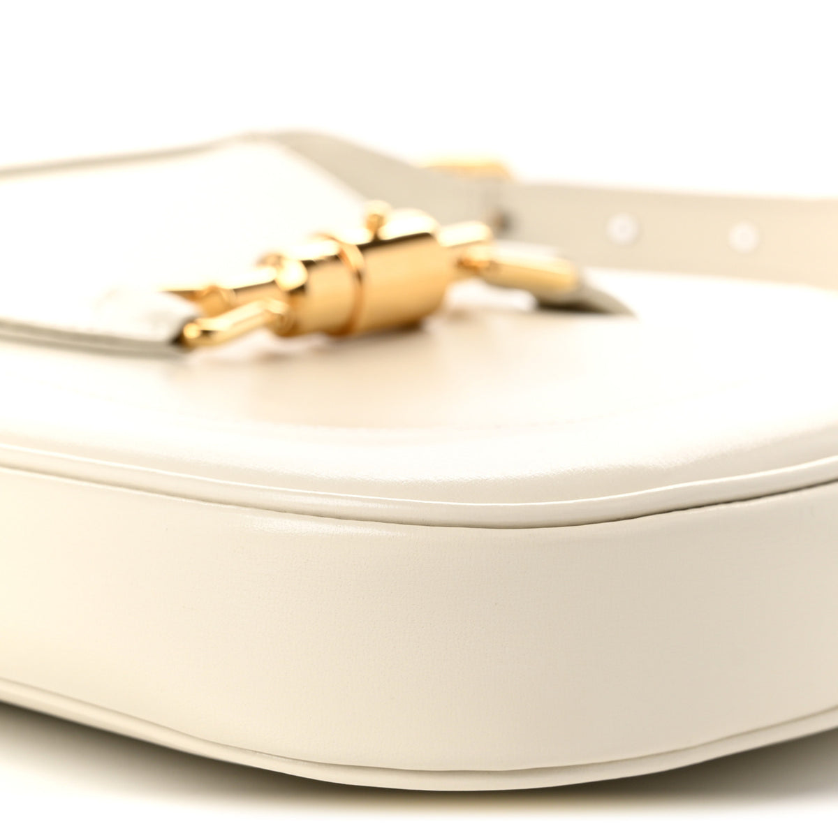 Gucci Boarded Dyana Lux Calfskin Small Jackie 1961 Hobo Mystic White 10 of 10