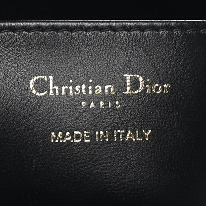 Christian Dior Calfskin Macrocannage Miss Caro Diorling Mini Bag with Chain Black 5 of 9