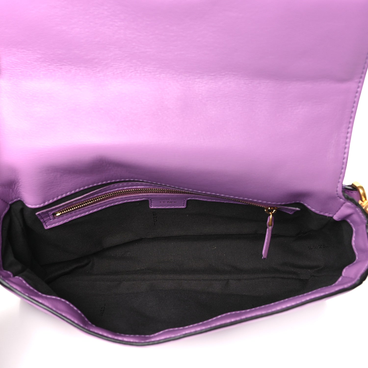 Fendi Nappa FF 1974 Embossed Baguette Agapanto 5 of 12