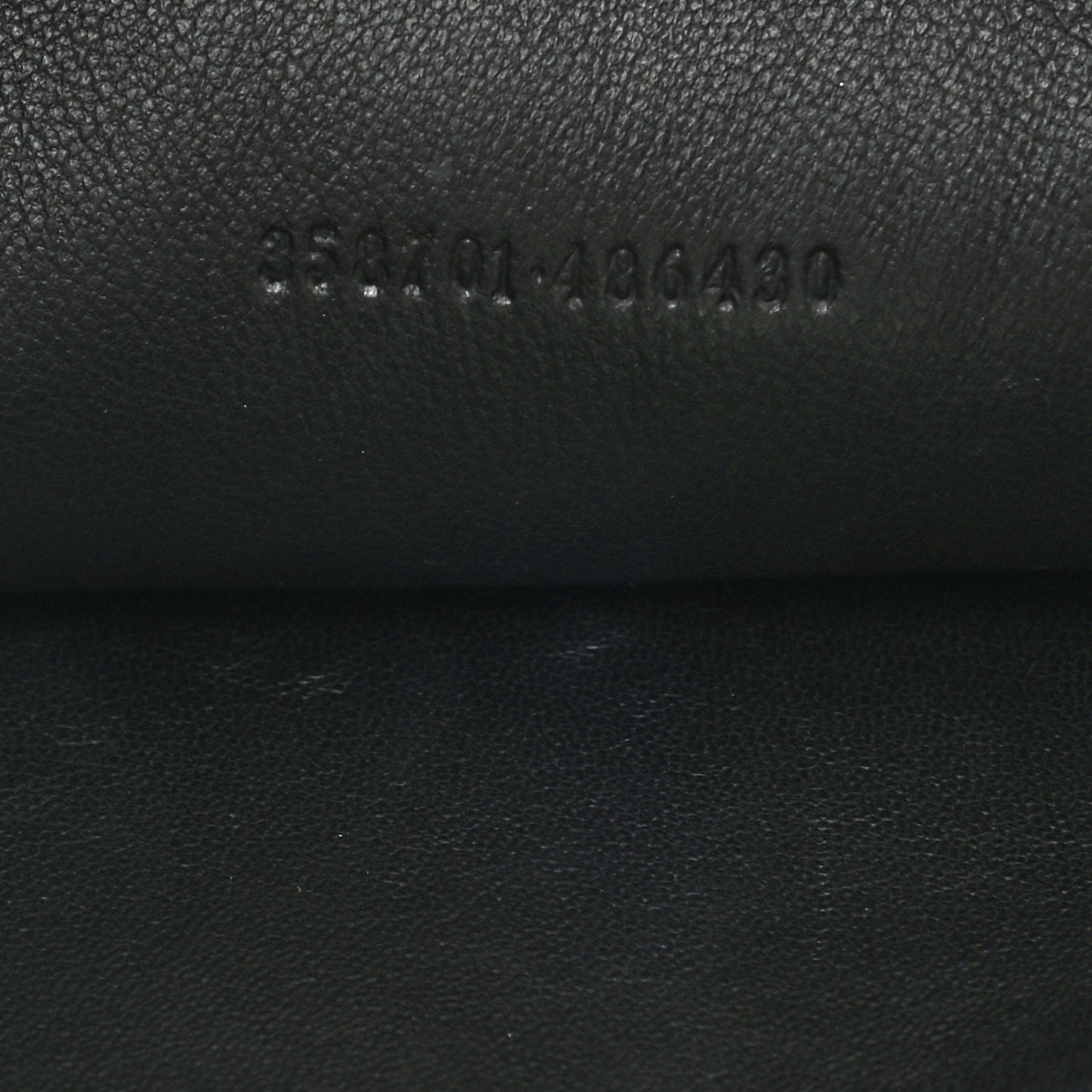 Calfskin Skull Envelope Clutch Black