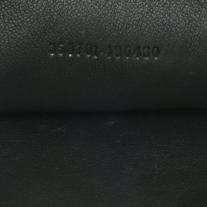 Alexander McQueen Calfskin Skull Envelope Clutch Black 6 of 8