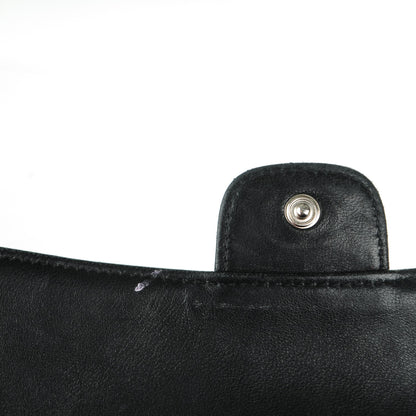 Chanel Lambskin Quilted Large Flap Wallet Black 13 of 13