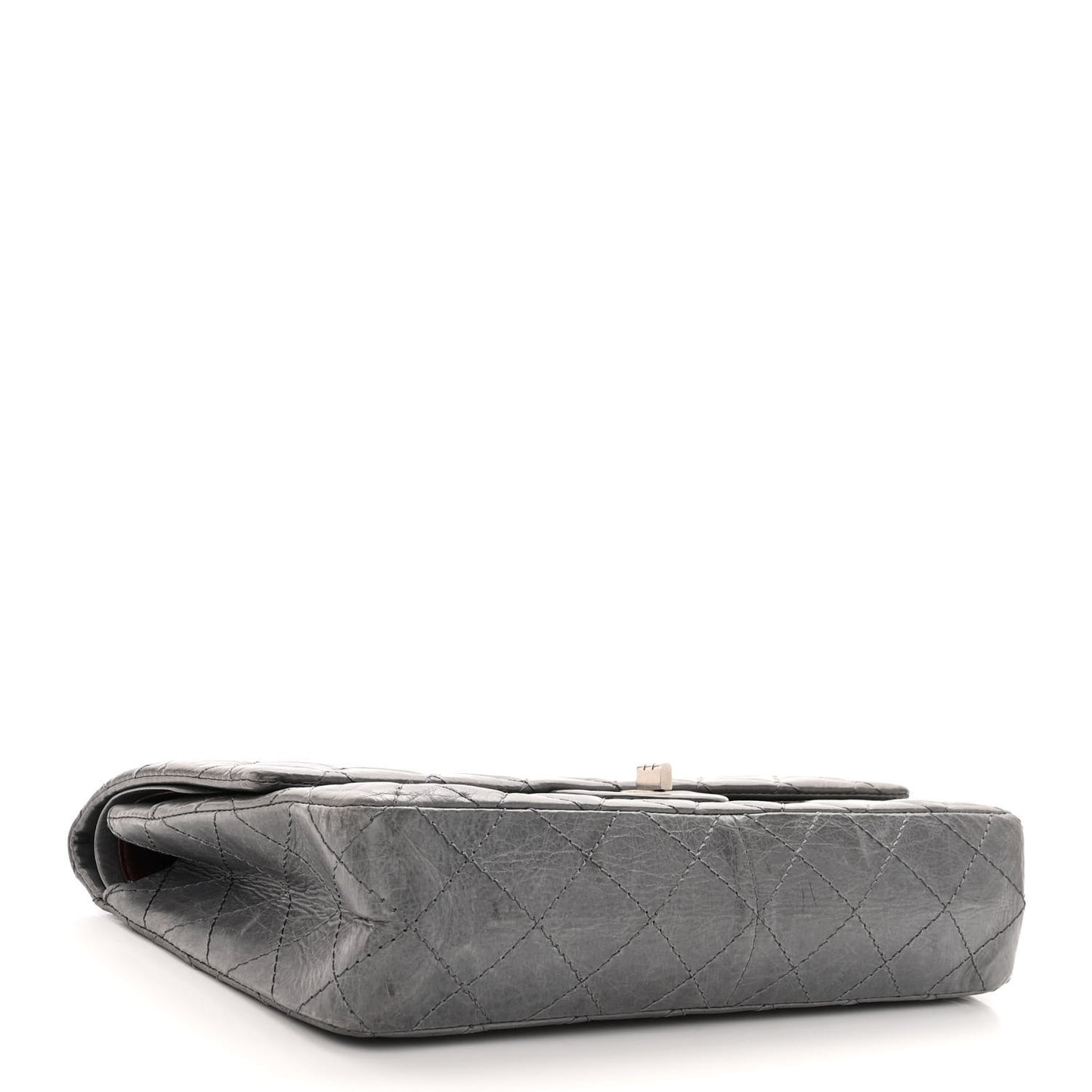Aged Calfskin Quilted 50th Anniversary 2.55 Reissue Flap 226 Grey