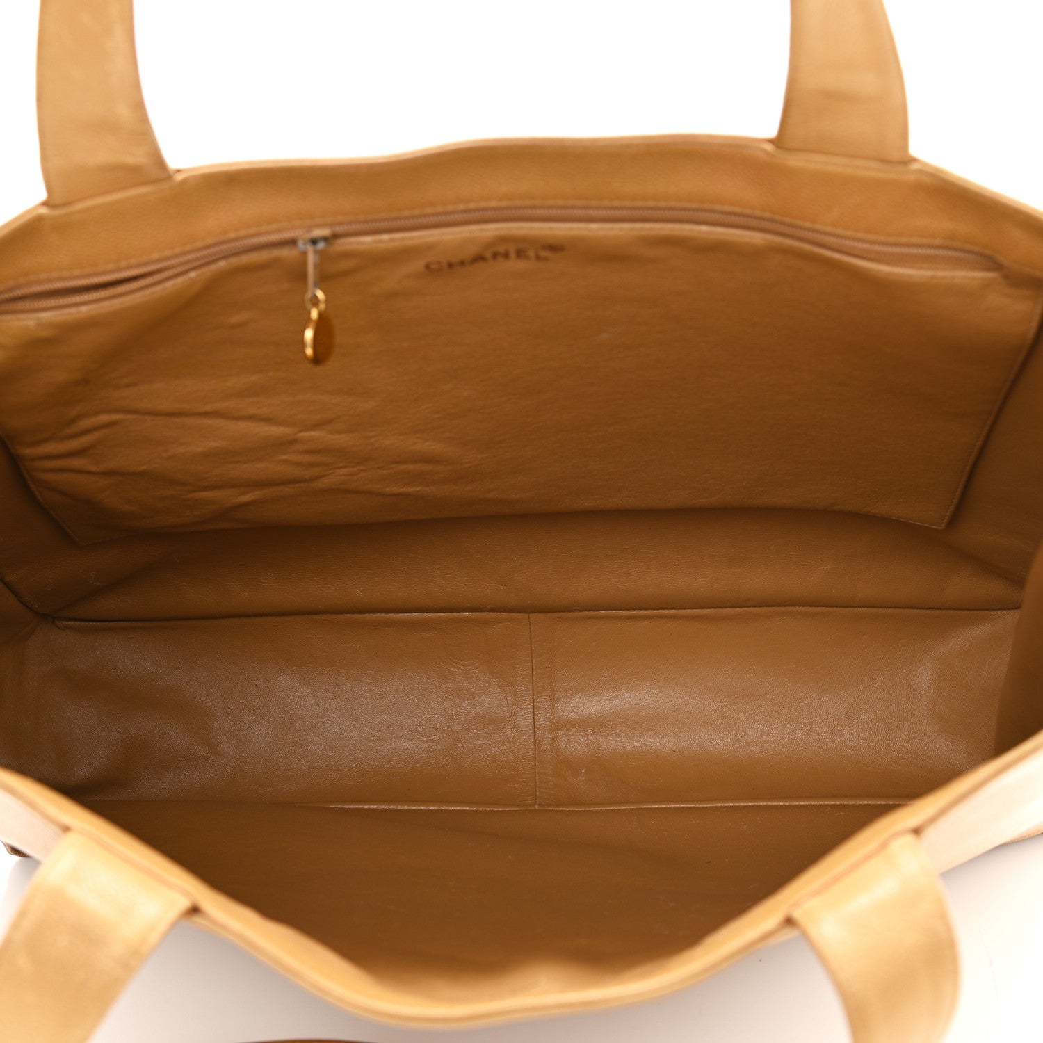Chanel Caviar CC Tote Beige 5 of 21