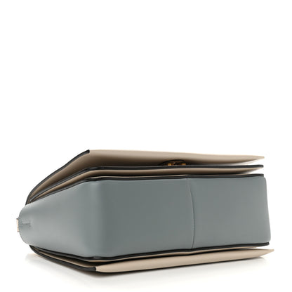 Celine Shiny Smooth Calfskin Medium Frame Shoulder Bag Grege Storm 4 of 9