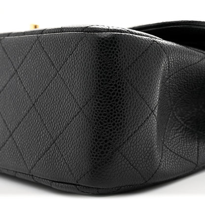 Chanel Caviar Quilted Jumbo Double Flap Black 10 of 10