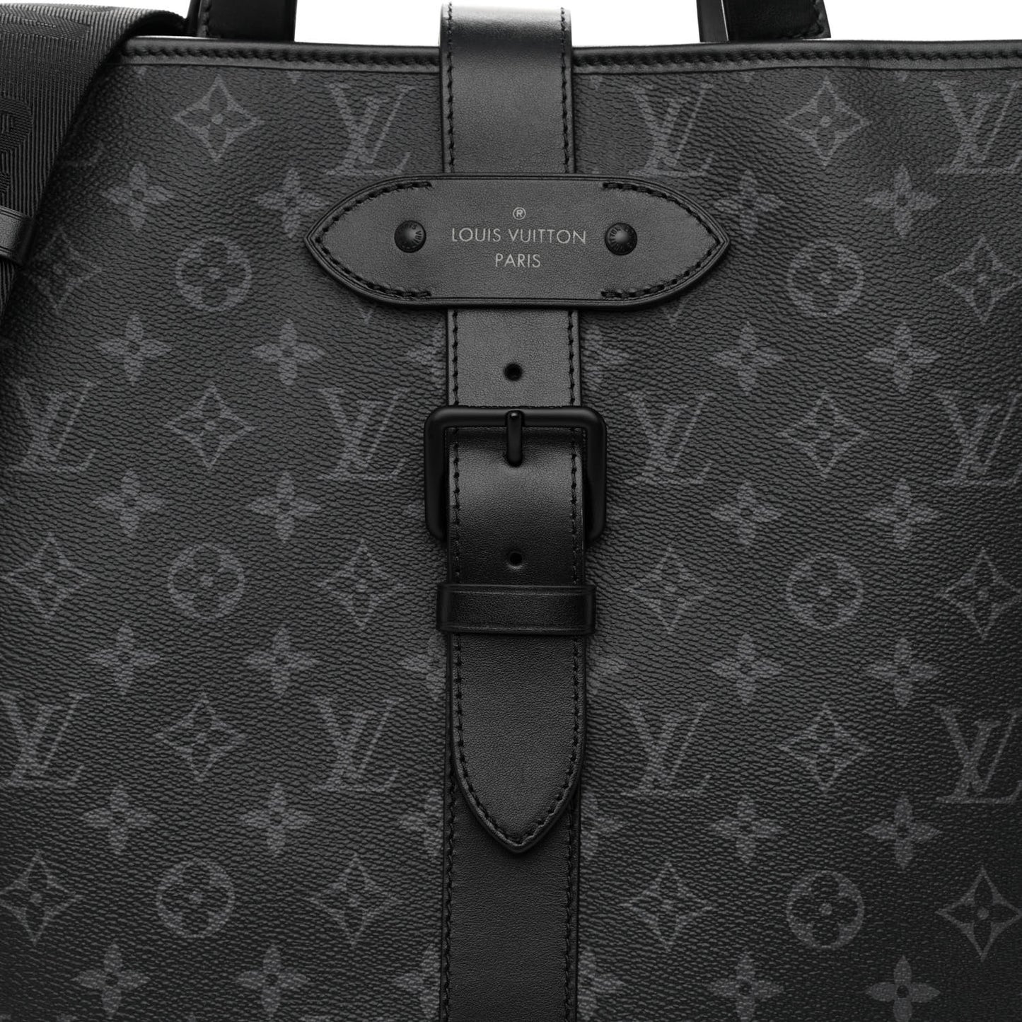 Monogram Eclipse Saumur Tote Black