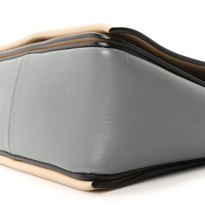 Celine Shiny Smooth Calfskin Medium Frame Shoulder Bag Grege Storm 10 of 10