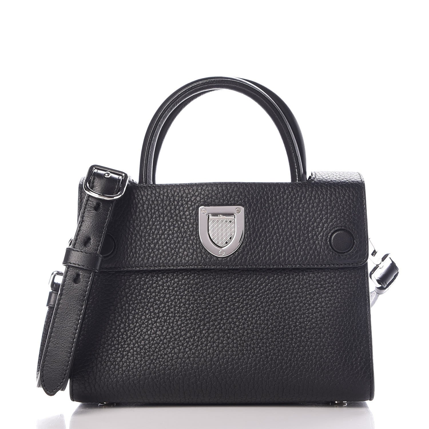 Christian Dior Grained Calfskin Mini Diorever Flap Black 1 of 7