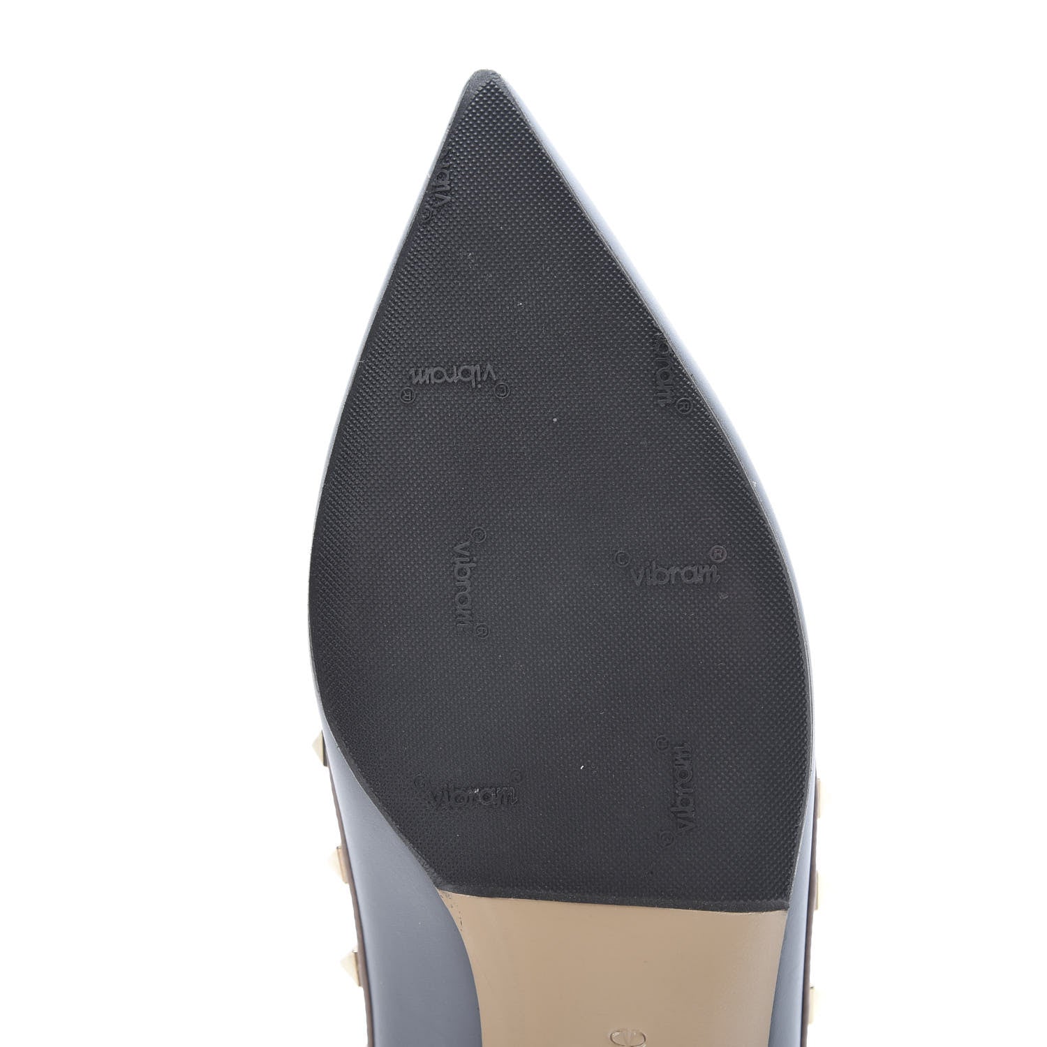 Valentino Garavani Nappa Rockstud Cage Ballerina Flats 41 Stone Poudre 9 of 13