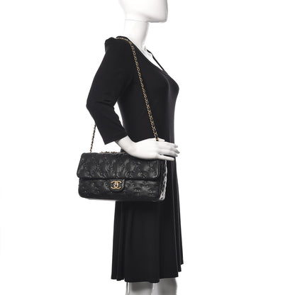 Chanel Caviar Stitched Flap Black 2 of 12