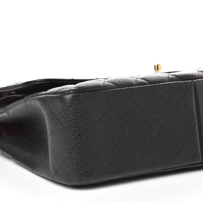Chanel Caviar Quilted Jumbo Double Flap Black 8 of 18