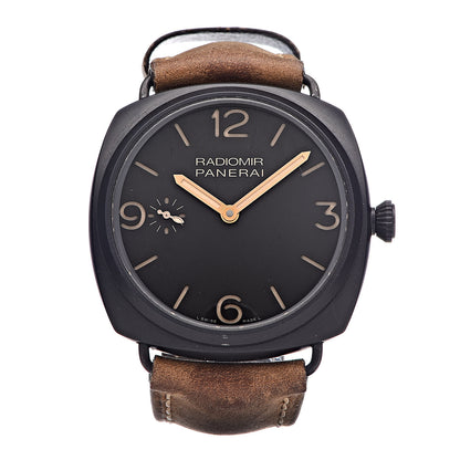 Panerai Stainless Steel Calfskin 47mm Radiomir Composite Automatic Watch Black PAM00504 1 of 9
