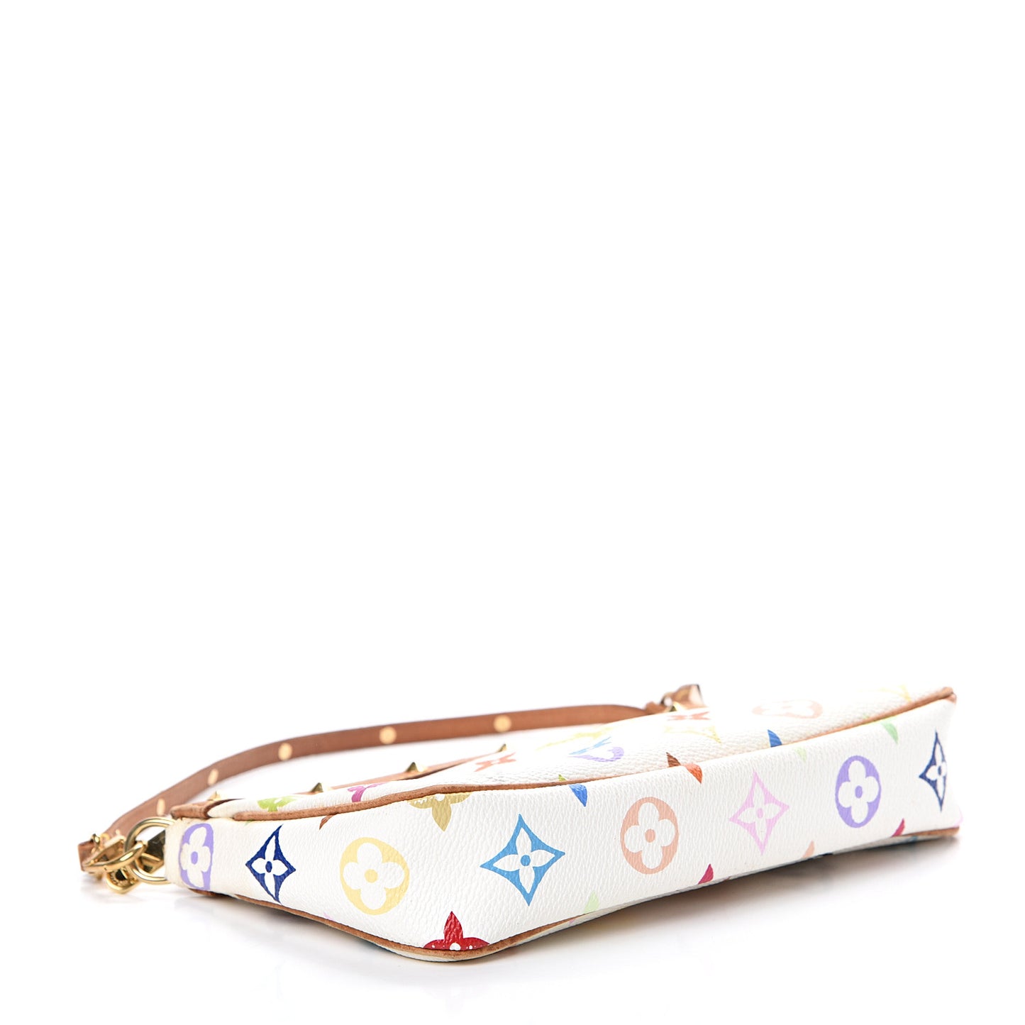 Monogram Multicolor Pochette Accessories White
