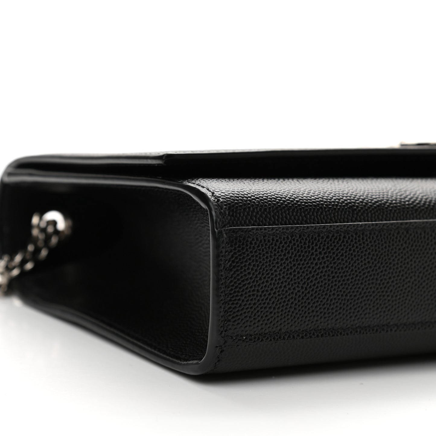 Grain De Poudre Medium Classic Monogram Kate Satchel Black